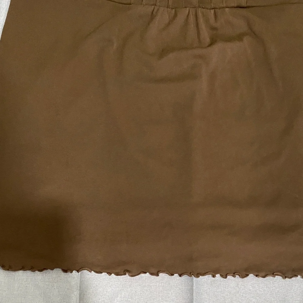 Liz Claiborne Chocolate Button-Up Blouse
